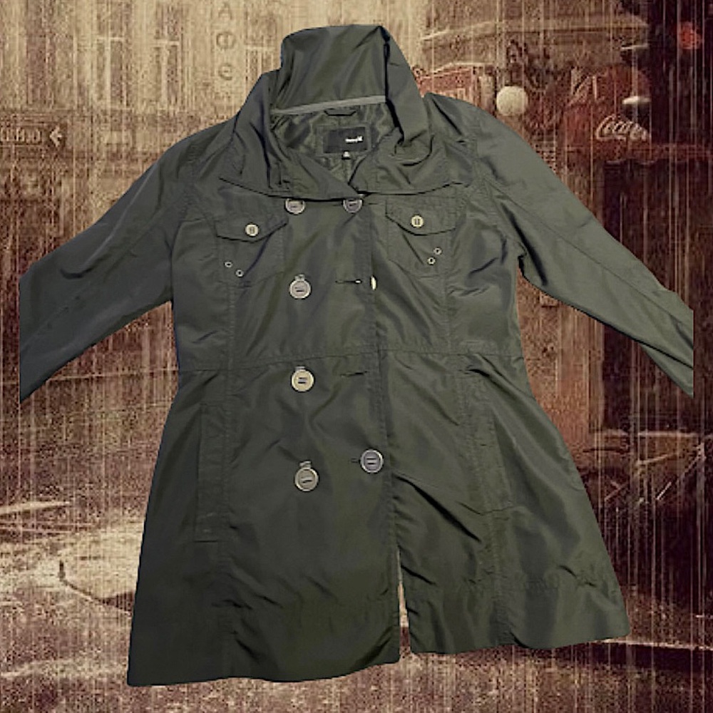 Hurley Button Down Jacket w/ removable hoodie
